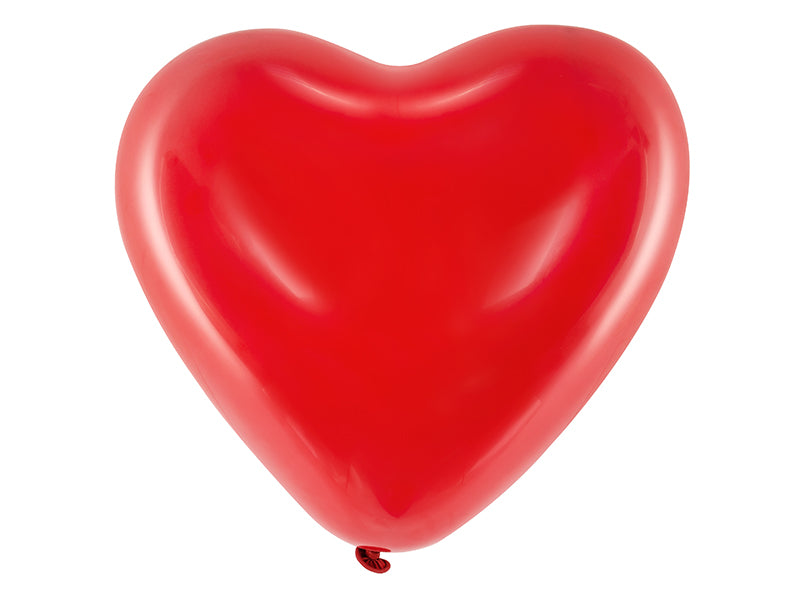 Baloni 16'' Sirdis, Pastel sarkans (Balloons Hearts, Pastel red)