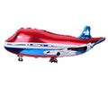 Folija balons #BFK Sarkans Airplane, 28x75cm