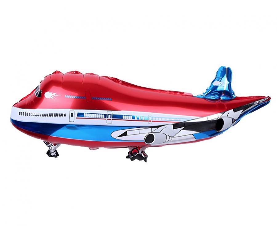 Folija balons #BFK Sarkans Airplane, 28x75cm