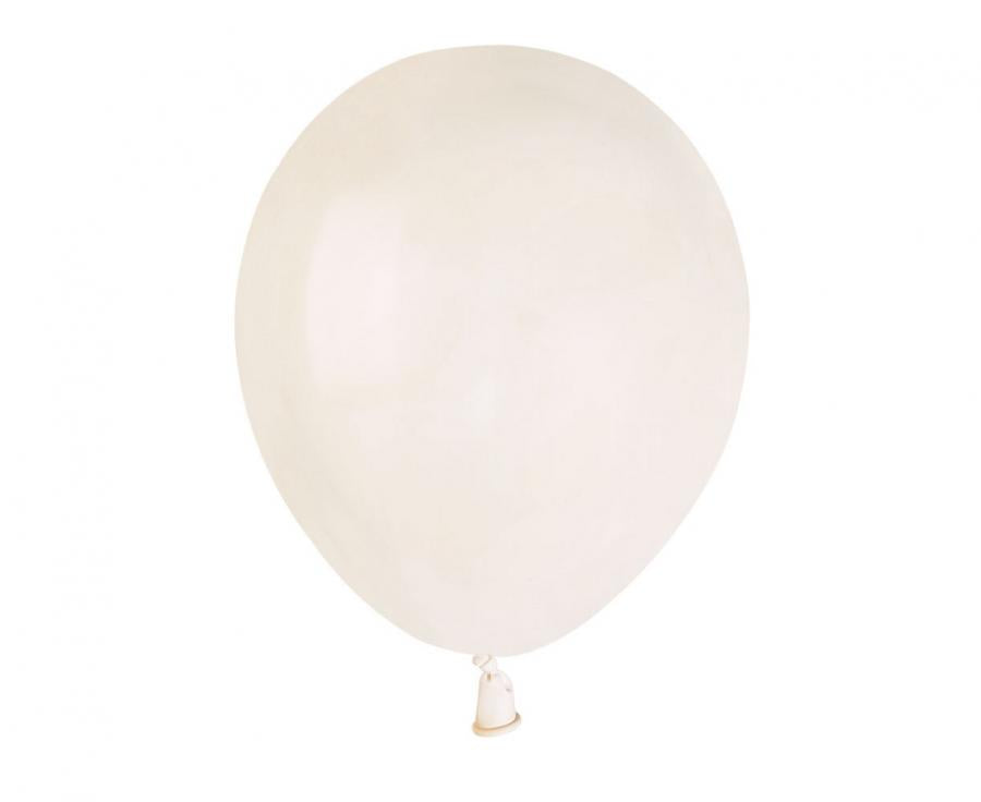 Lateksa balons 12 cm lina tonis pastelis (pastel linen)