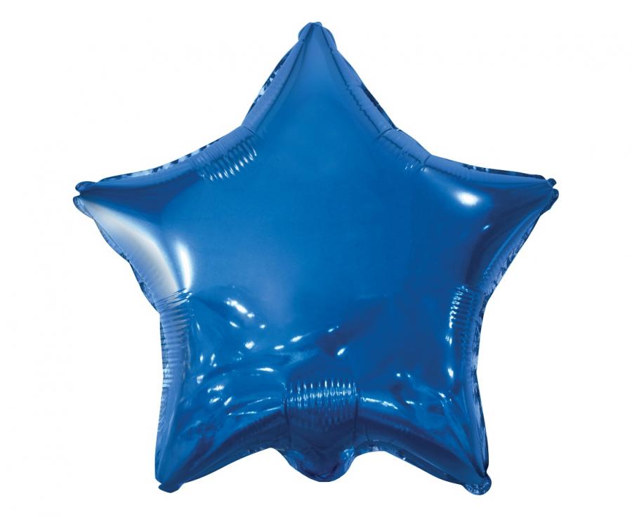 Folija balons zvaigzne, tumši zils, 19