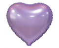 Folija balons sirds, matt, lilac, 46 cm