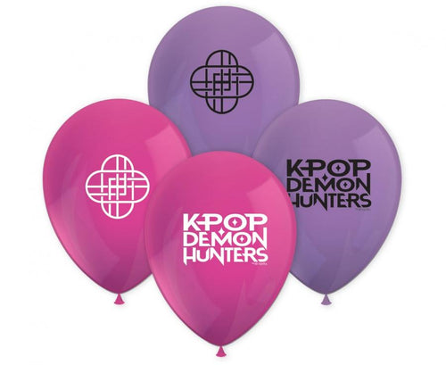 Folija balons Balloons K-POP DEMON HUNTERS rozā, violets