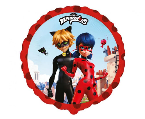 Folija balons 18 FX Miraculous Street (RND), packed