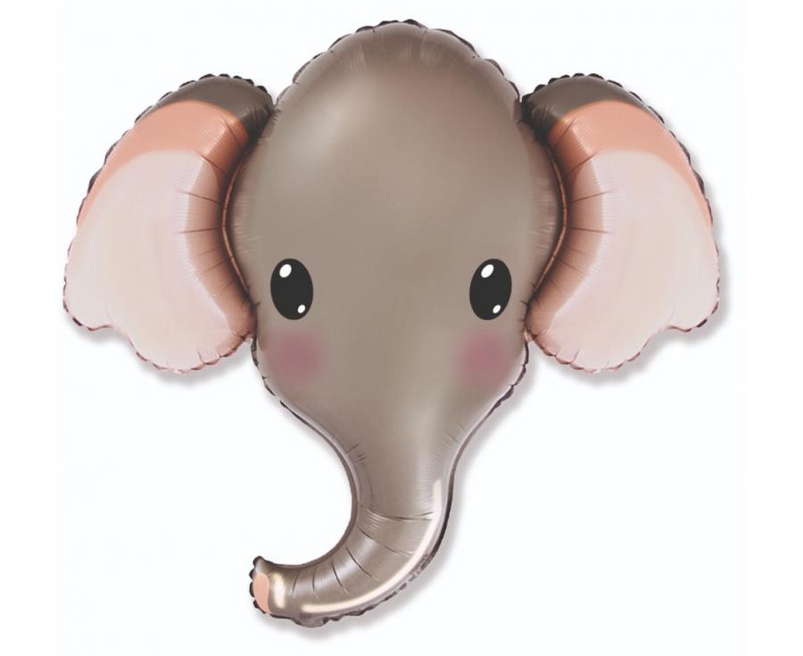 Folija balons Nīlzirga galva 61 cm (Hippo Head)