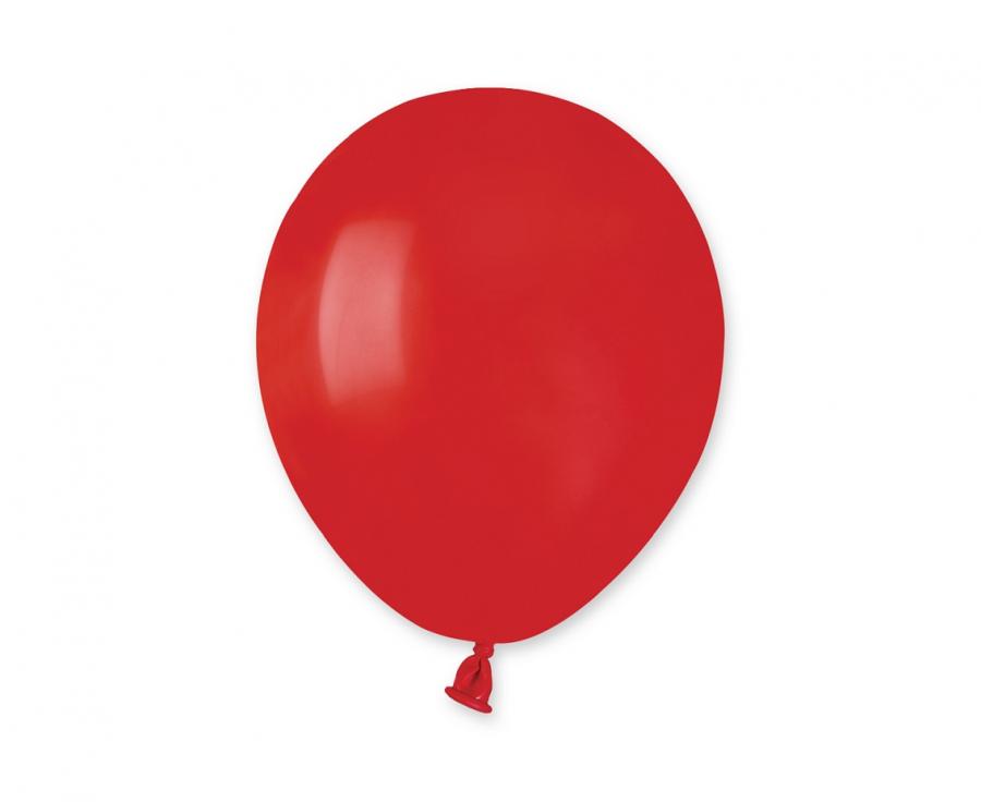 Lateksa balons 12 cm tumši sarkans pastelis (pastel dark red)
