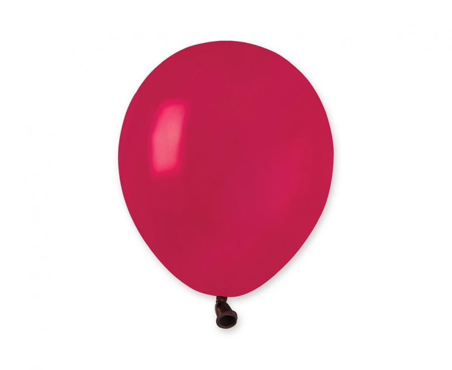 Lateksa balons 12 cm bordo pastelis (pastel burgundy)