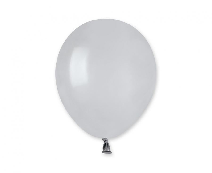 Lateksa balons 12 cm pelēks pastelis (pastel gray)