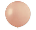 Lateksa balons 60 cm miglas rozā (Misty Rose)