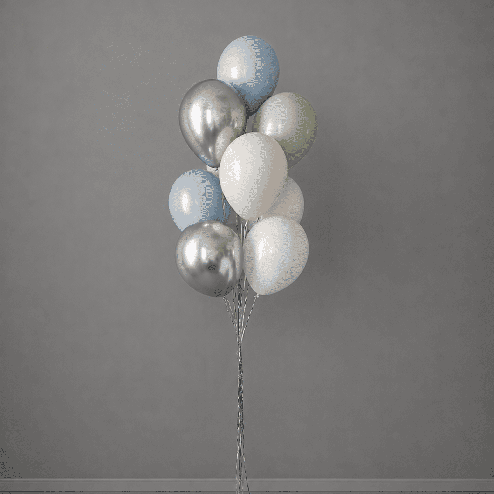 Hēlija balonu kompozīcija 10 gab.