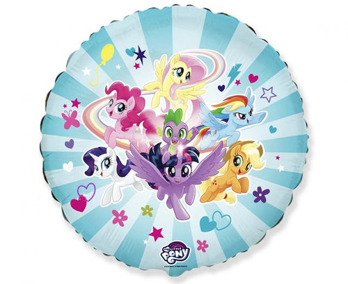 Folija balons #BFK 18 FX - My little Pony Team, unpacked (flat)