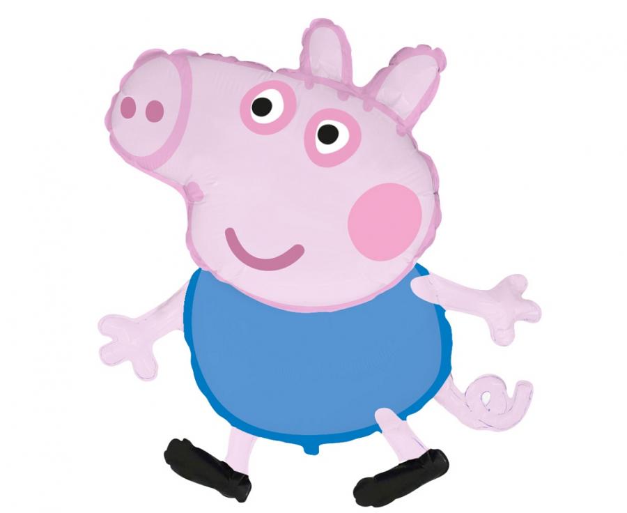 Folija balons #BFK 24 FX - George Pig, unpacked (flat)