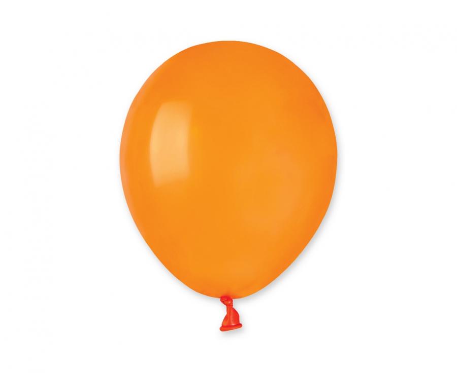 Lateksa balons 12 cm oranžs pastelis (pastel orange)