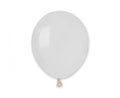 Lateksa balons 12 cm caurspīdīgs pastelis (pastel transparent)