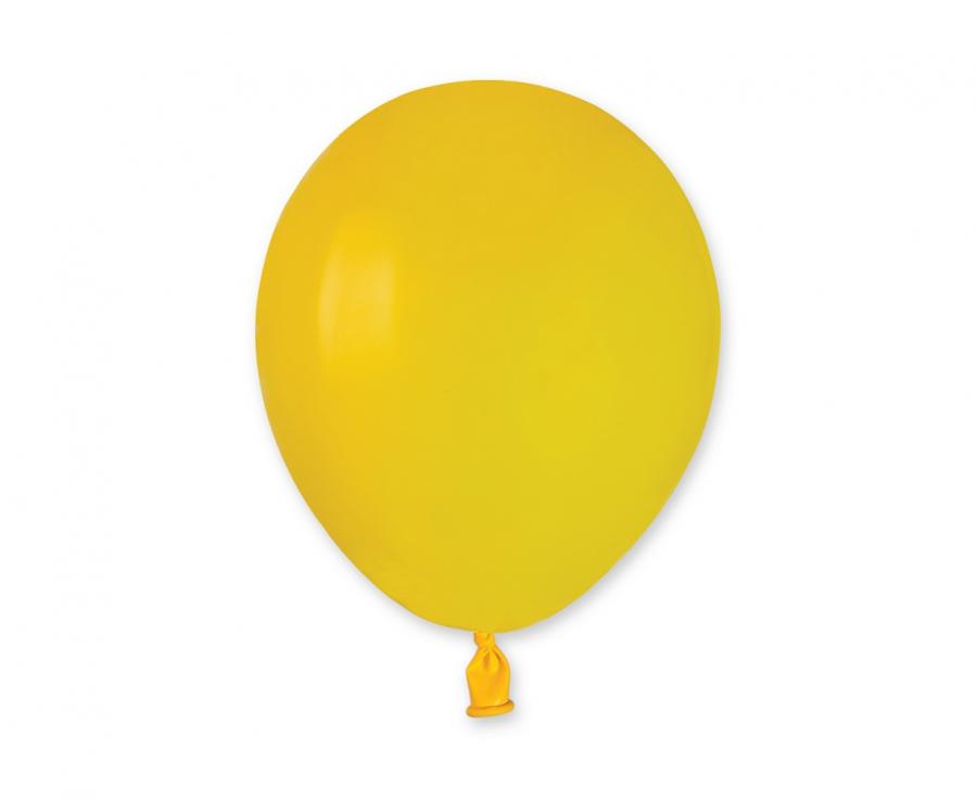 Lateksa balons 12 cm dzeltens pastelis (pastel yellow)