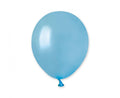 Lateksa balons 12 cm metāliski gaiši zils (metallic light blue)