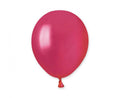 Lateksa balons 12 cm metāliski sarkans (metallic red)