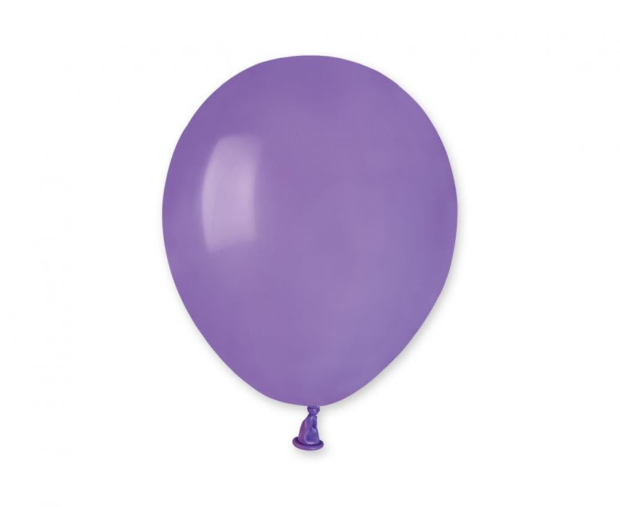 Lateksa balons 12 cm lavandas pastelis (pastel lavender)