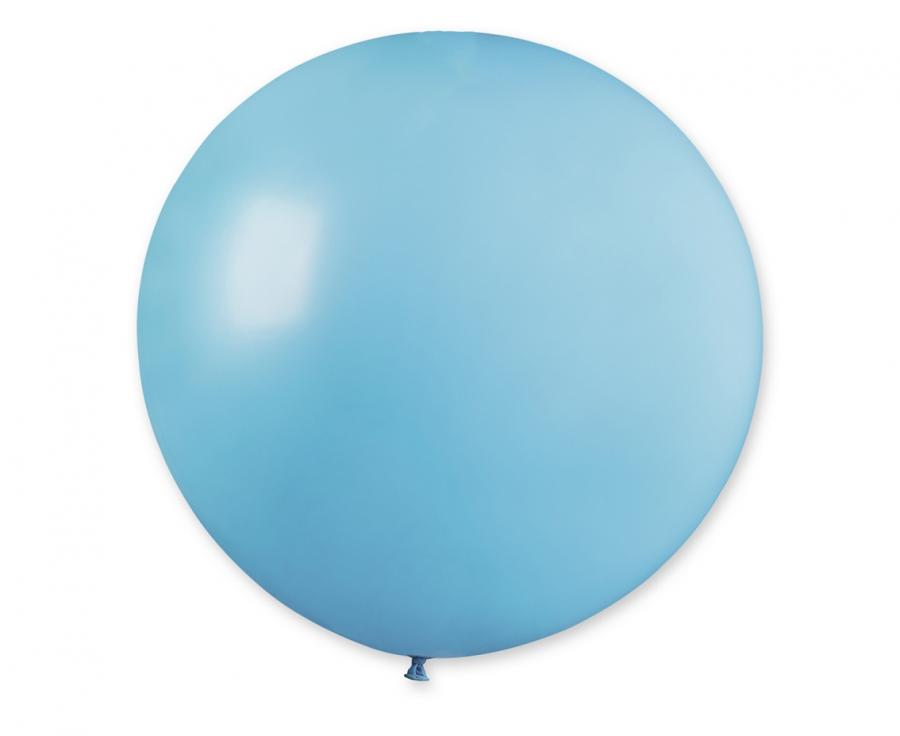 Lateksa balons 60 cm baby zils (Baby Blue)
