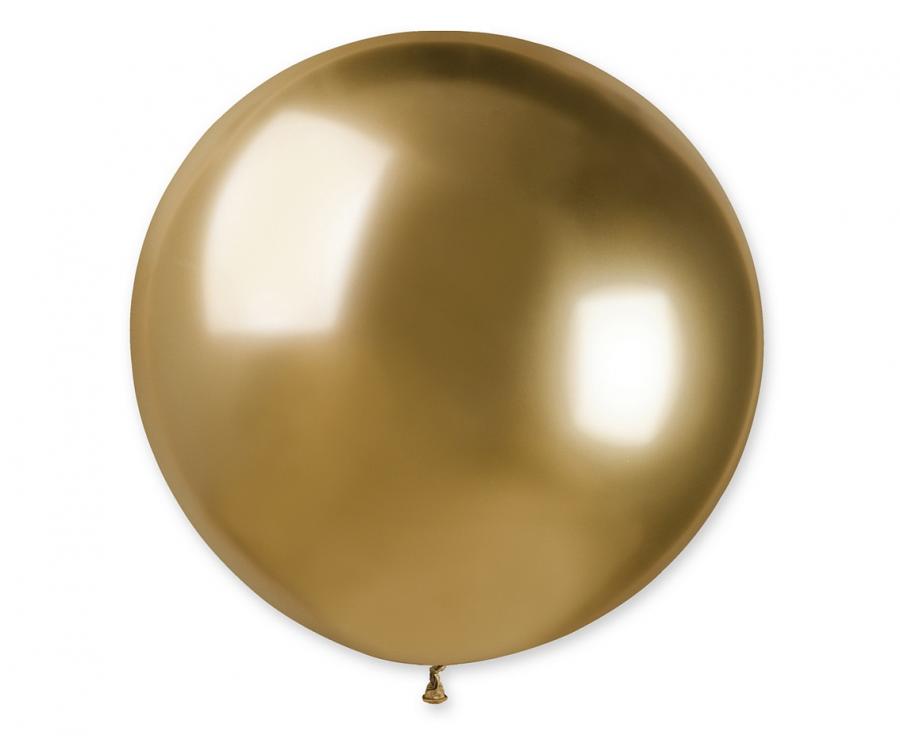 Lateksa balons 60 cm spīdīgs zelts (Shiny Gold)