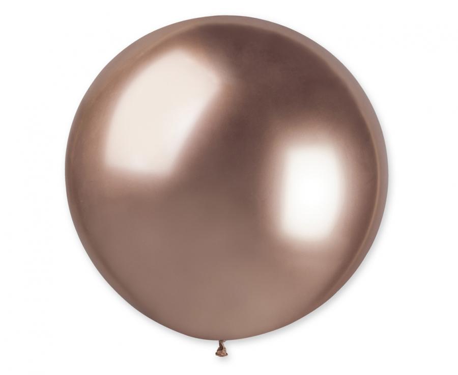 Lateksa balons 60 cm spīdīgs rozā zelts (Shiny Rose Gold)