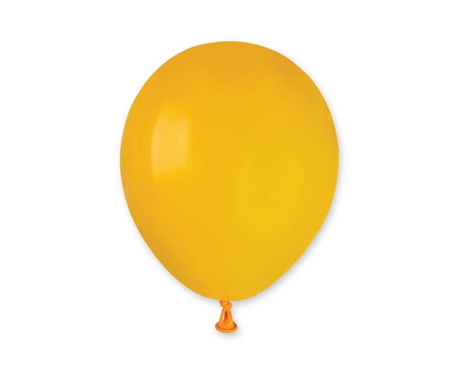 Lateksa balons 12 cm mango dzeltens pastelis (pastel mango yellow)