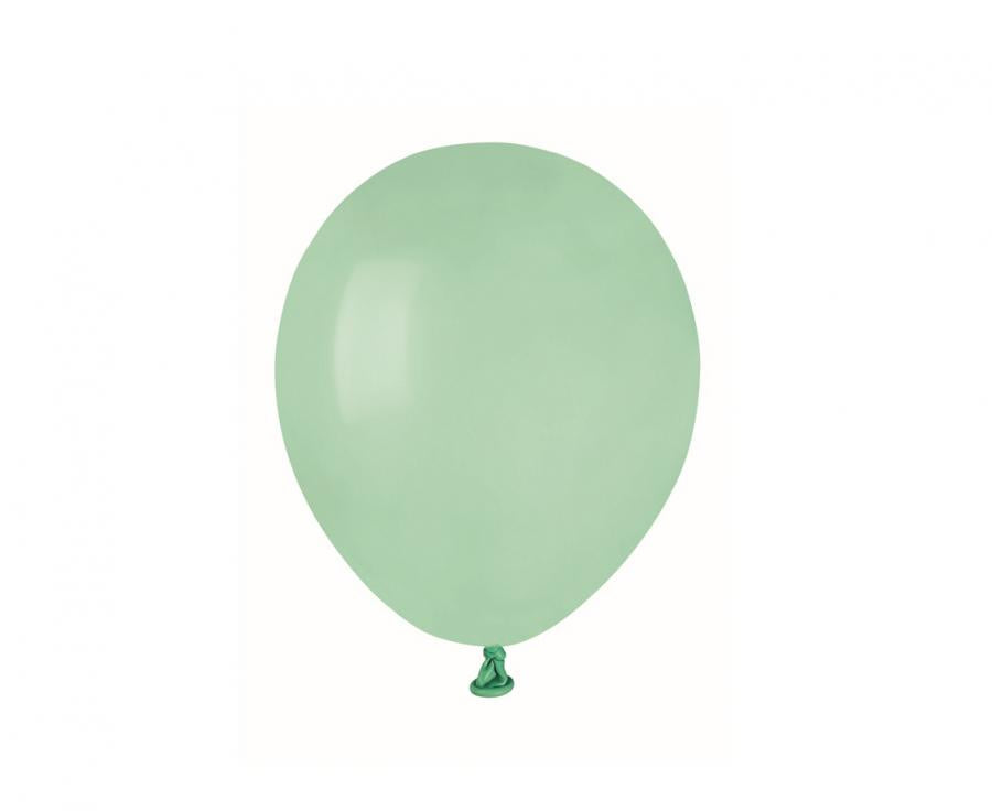 Lateksa balons 12 cm tirkīzzaļš macaron pastelis (pastel turquoise-green macaron)