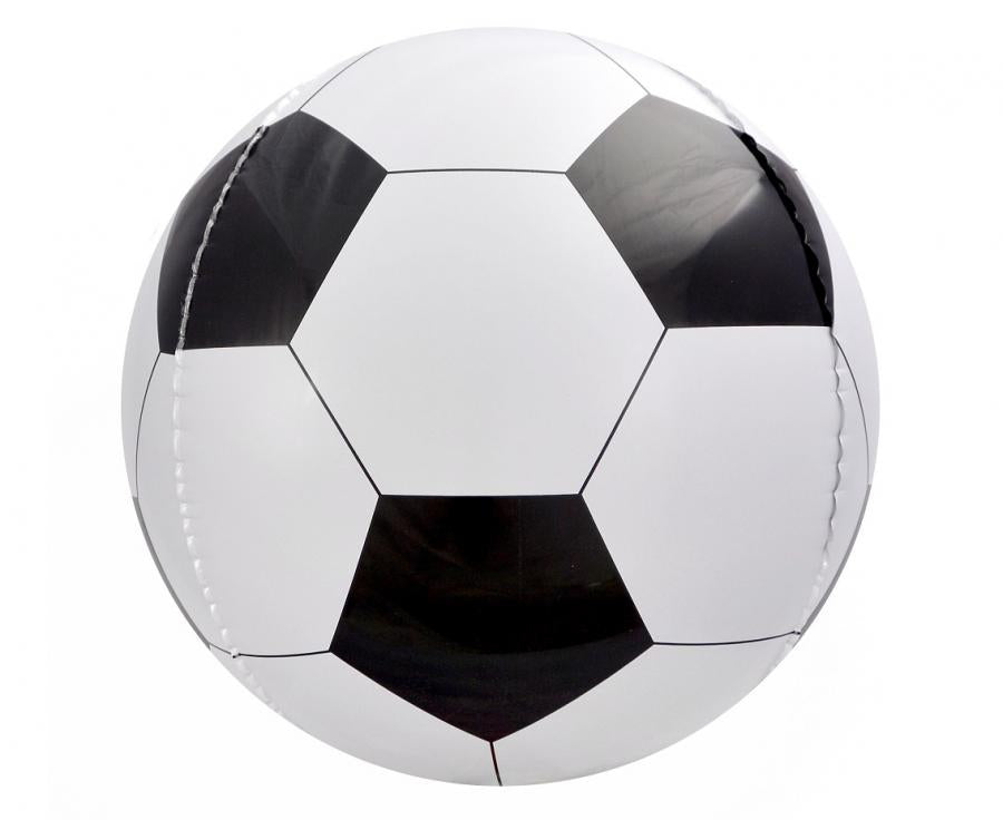 Folija balons 16 Foot Sphere-Shape Melns and Balts