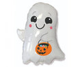 Folija balons Spoks ar ķirbīti 61 cm (Ghost with Bucket)