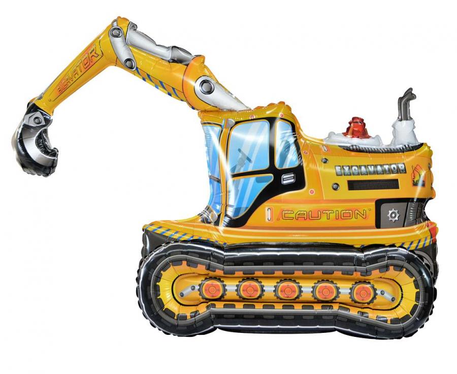 Folija balons Excavator 3D, 89x55x35 cm