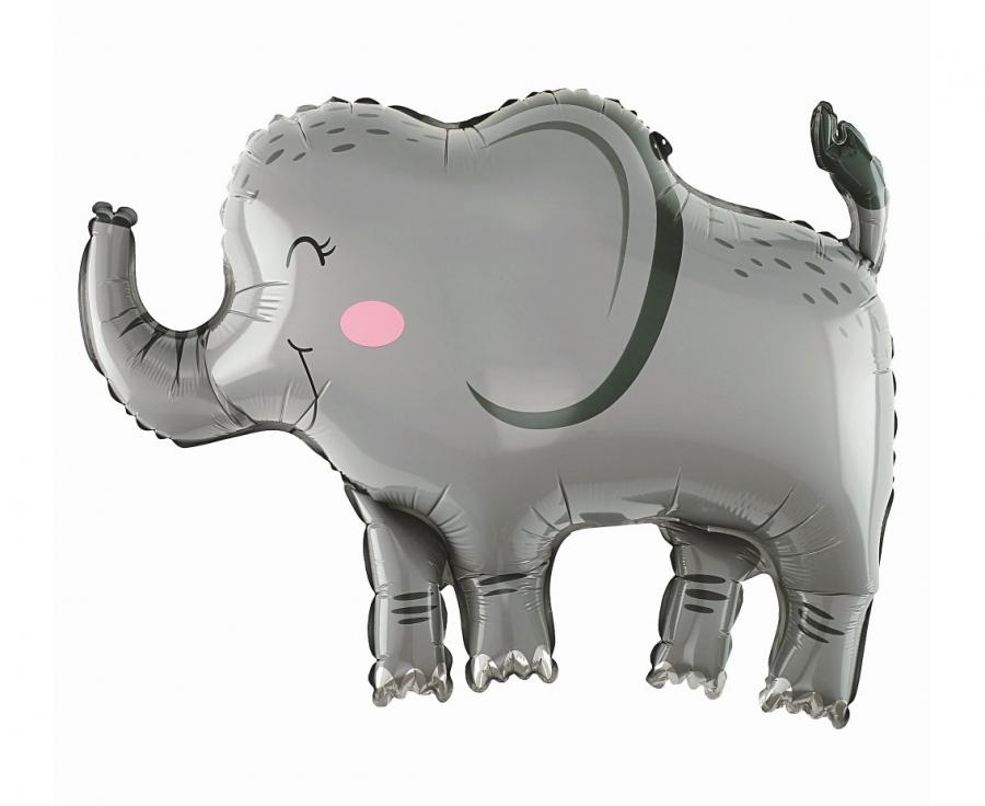 Folija balons Elephant, 68x49 cm
