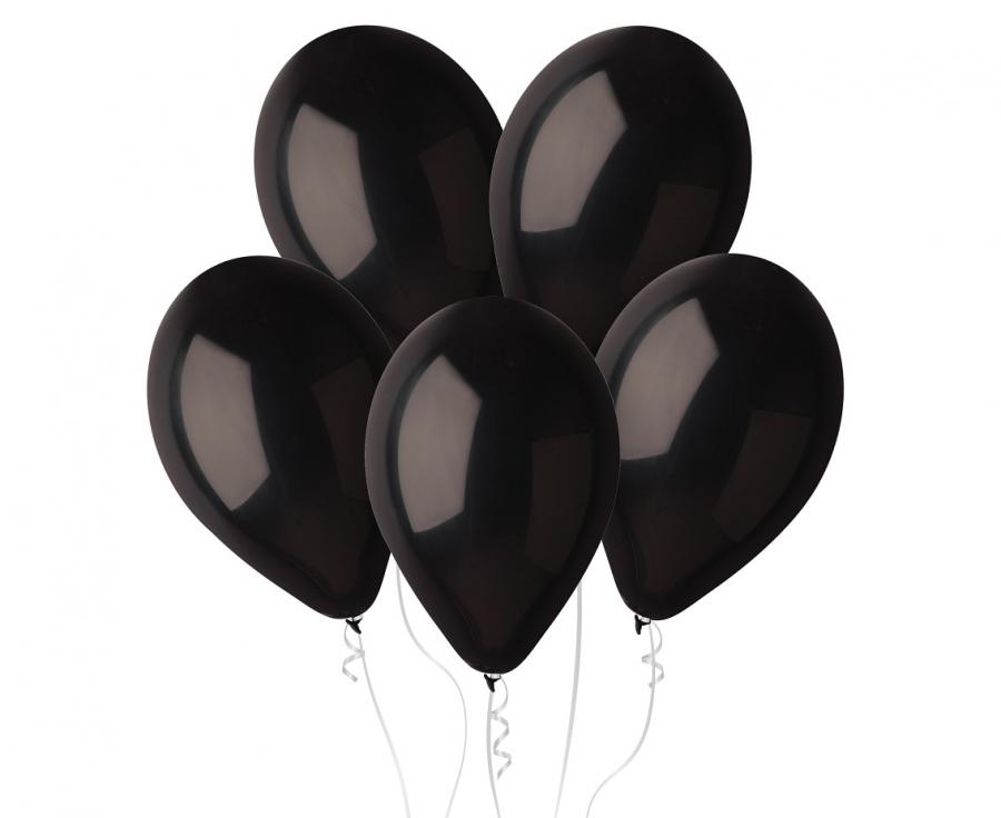 Lateksa balons 30 cm melna (Black)