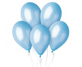Lateksa balons 30 cm gaiši zils metālisks (Metallic Light Blue)