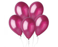 Lateksa balons 30 cm bordo metālisks (Metallic Burgundy)