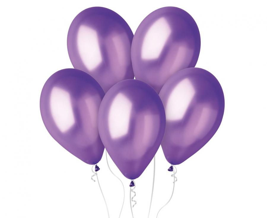 Lateksa balons 30 cm violets metālisks (Metallic Purple)