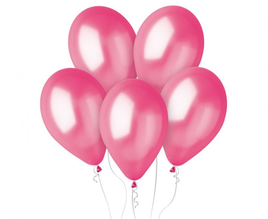Lateksa balons 30 cm tumši rozā metālisks (Metallic Dark Pink)