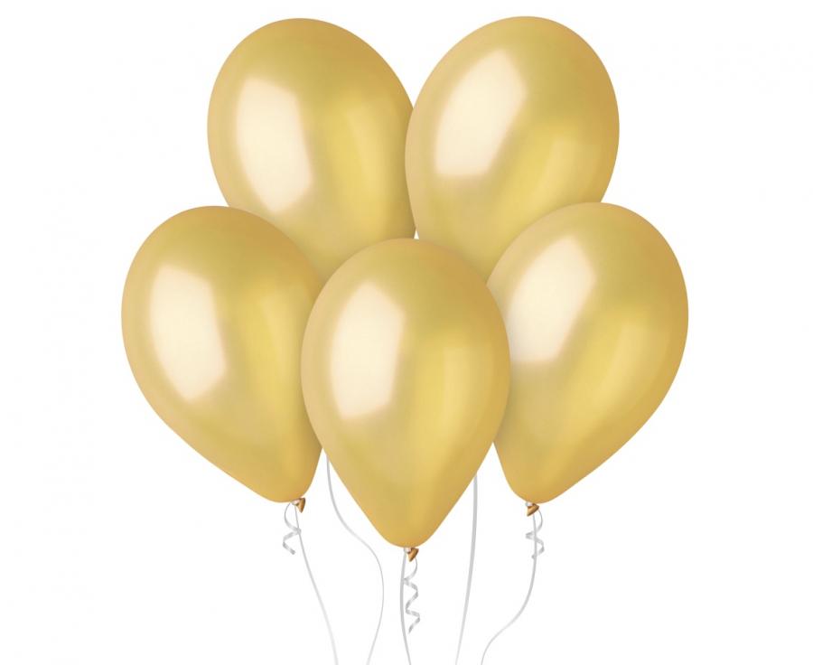 Lateksa balons 30 cm zelta metālisks Dorato (Metallic Gold Dorato)