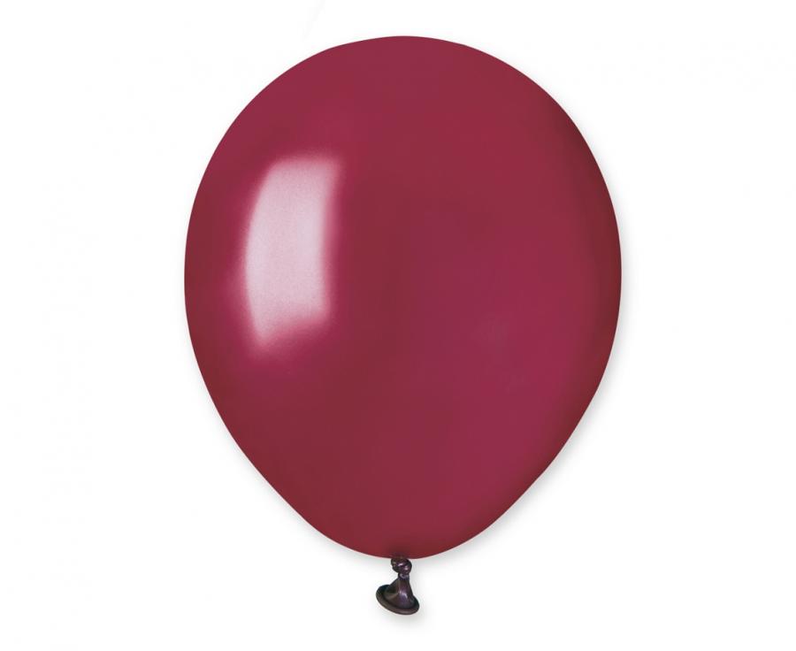 Lateksa balons 12 cm vīna tonis pastelis (pastel vino)