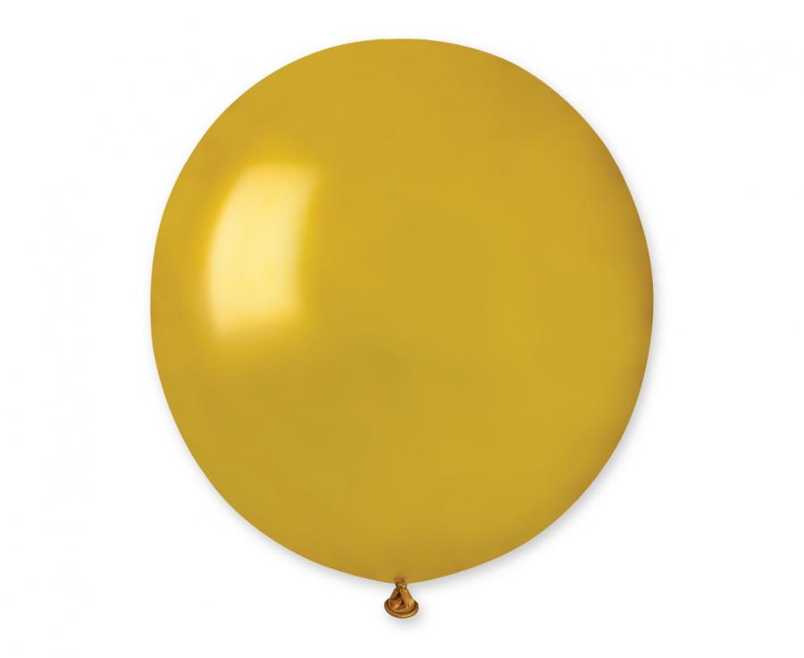 Lateksa balons 48 cm metāliski zelta (Metallic   Gold)