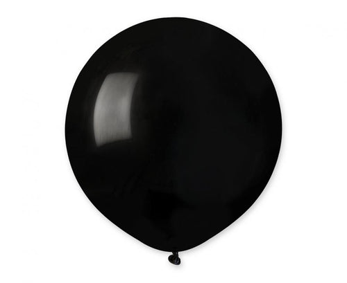 Lateksa balons 48 cm pastelis melns (Pastel   Black)