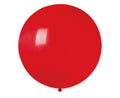 Lateksa balons 48 cm pastelis tumši sarkans (Pastel   Dark   Red)