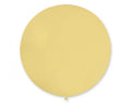 Lateksa balons 48 cm pastelis sinepju dzeltens (Pastel   Mustard)