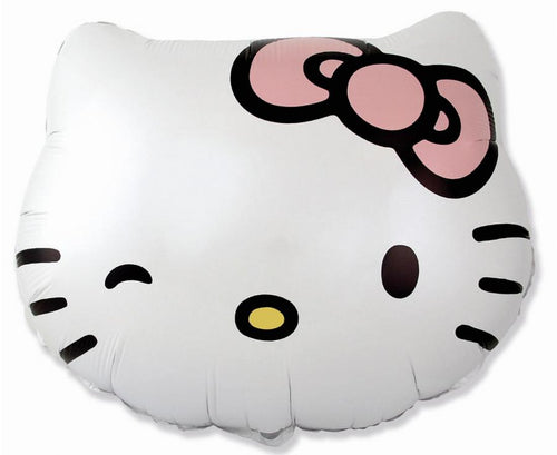 Folija balons #BFK 24 FX - Hello Kitty Head, unpacked (flat)