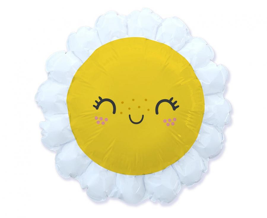 Folija balons Smaidoša margrietiņa 61 cm (Smiling Daisy)
