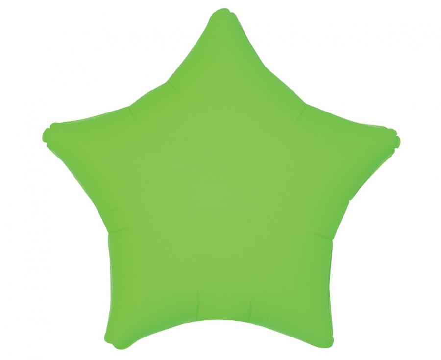 Folija balons Zvaigzne 19“ neon Zaļš