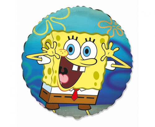 Folija balons #BFK 18 FX - SpongeBob, unpacked (flat)