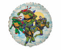 Folija balons #BFK 18 FX - Ninja Turtles, unpacked (flat)