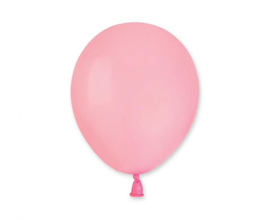 Lateksa balons 12 cm gaiši rozā pastelis (pastel light pink)