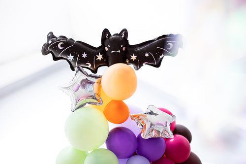 Folija balons Bat, 40,5x13 cm, dažādas krāsas (Foil balloon Bat, mix)