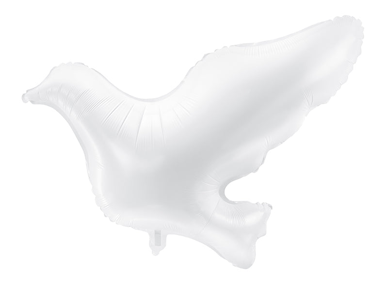 Folija balons Dove, balts, 77x66cm (Foil Balloon Dove, white)
